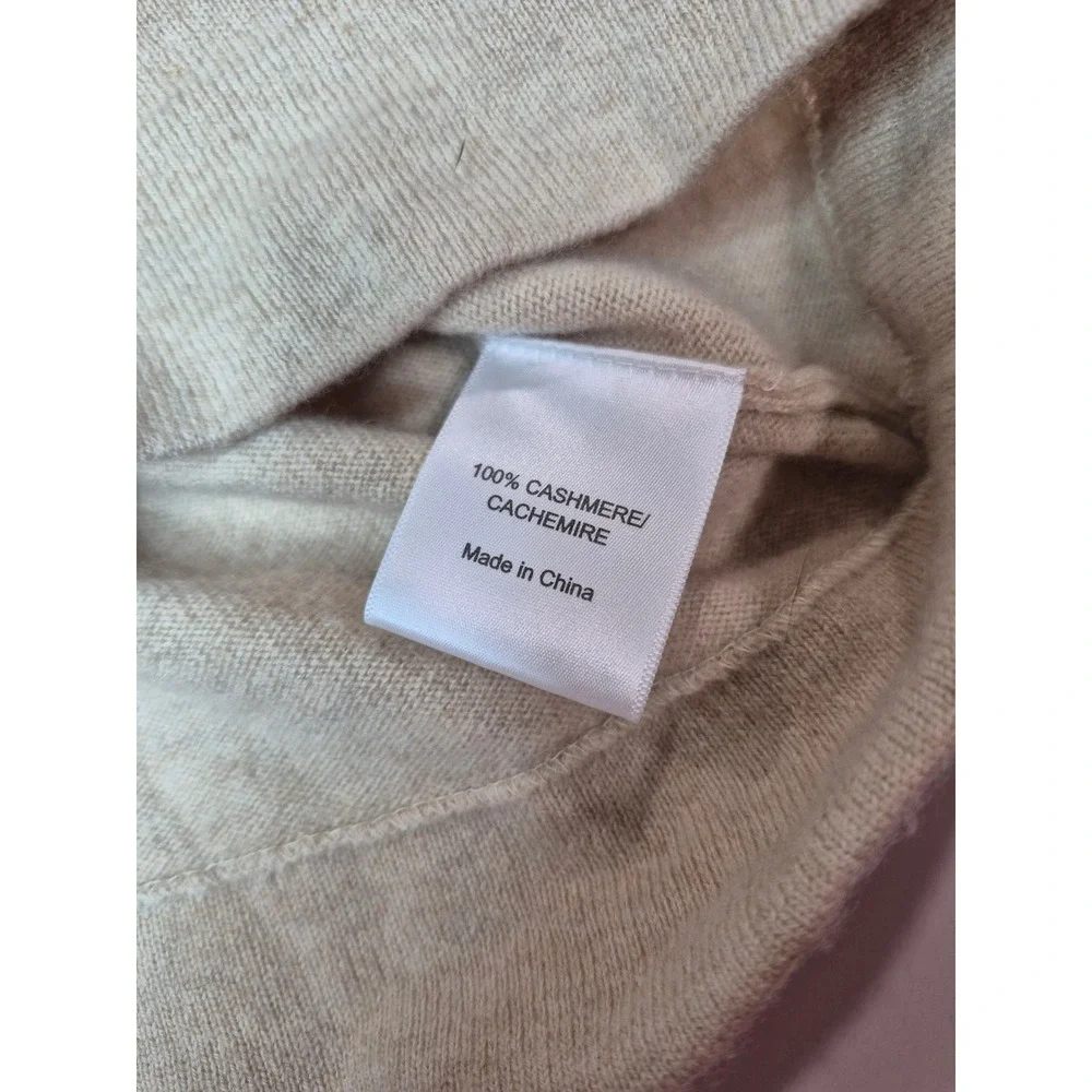 Tory Burch 100 Cashmere Sweater Dress‎ Beige Size M Style 3819